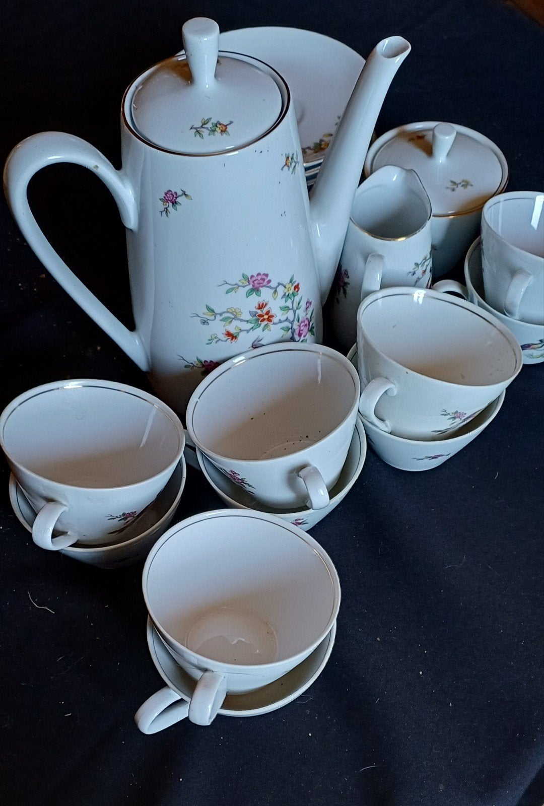Kahla koffieset uit de jaren 70, Antiek en Kunst, Ophalen