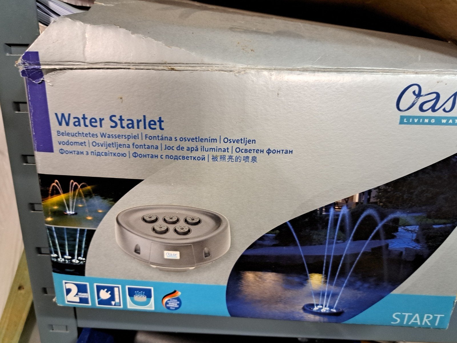 Vijverpomp oase water starlet met extra oase pomp, Ophalen, Vijverpomp
