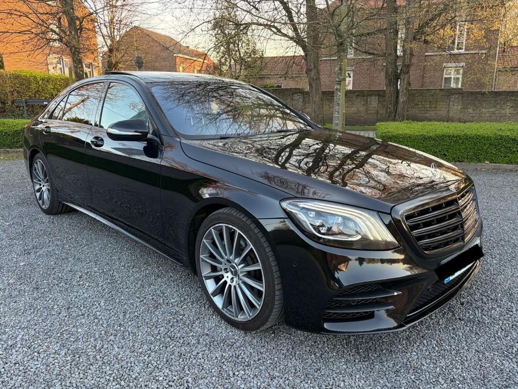 Mercedes S400d Lang – 4MATIC – AMG Line – PANO, Auto's, Mercedes-Benz, Automaat, Euro 6, 2925 cc, Zwart
