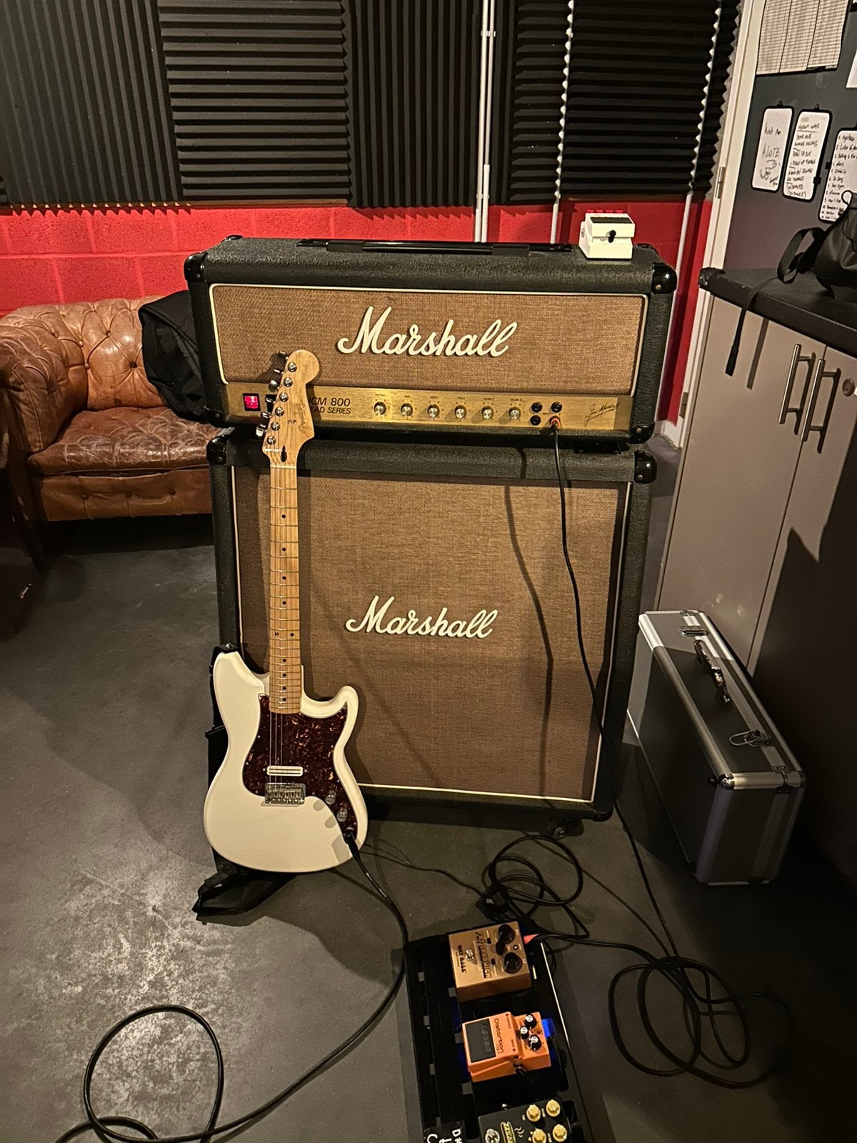 Marshall JCM800 1959 Super Lead mk2 head + cab, Muziek en Instrumenten, Ophalen, Zo goed als nieuw