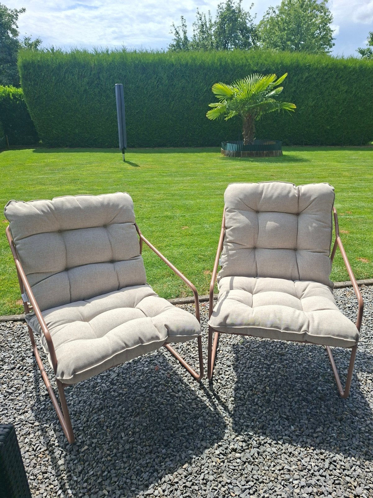 Lounge zeteltjes 2 stuks nieuw niet gebruikt!!, Loungeset, Ophalen, 2 zitplaatsen, Nieuw