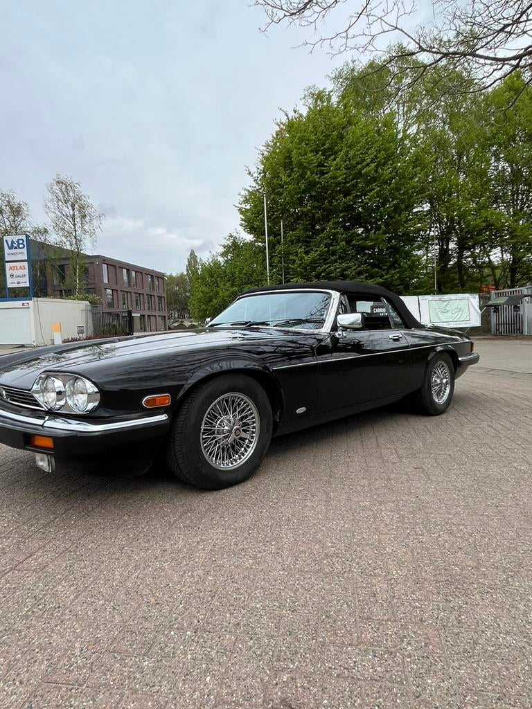 Jaguar XJS V12 Hess & Eisenhardt, Auto's, Jaguar, Bedrijf, Te koop, XJS, Benzine, Cabriolet, 2 deurs, Automaat, Zwart, Zwart, Leder