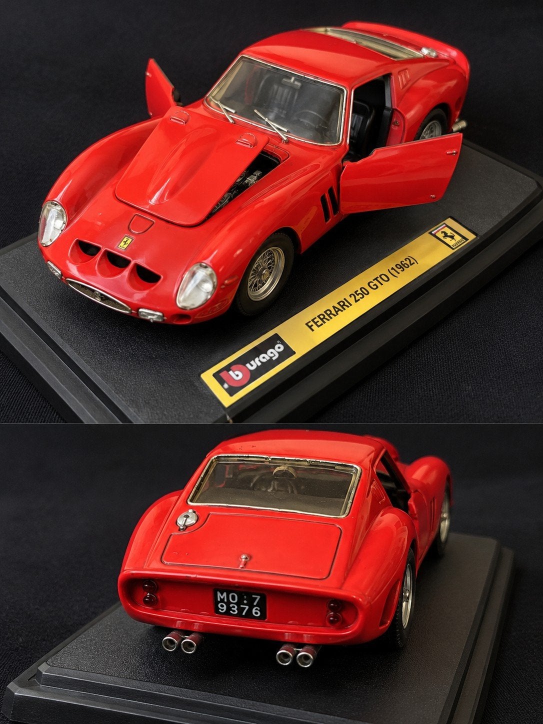 Ferrari 250 GTO 1962 Bburago 1:18 – Made in Italy Vintage, Envoi, Neuf, Voiture, Burago