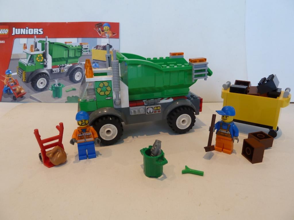 Lego Juniors City 10680 Garbage Truck, Compleet, City, Lego, Ophalen of Verzenden