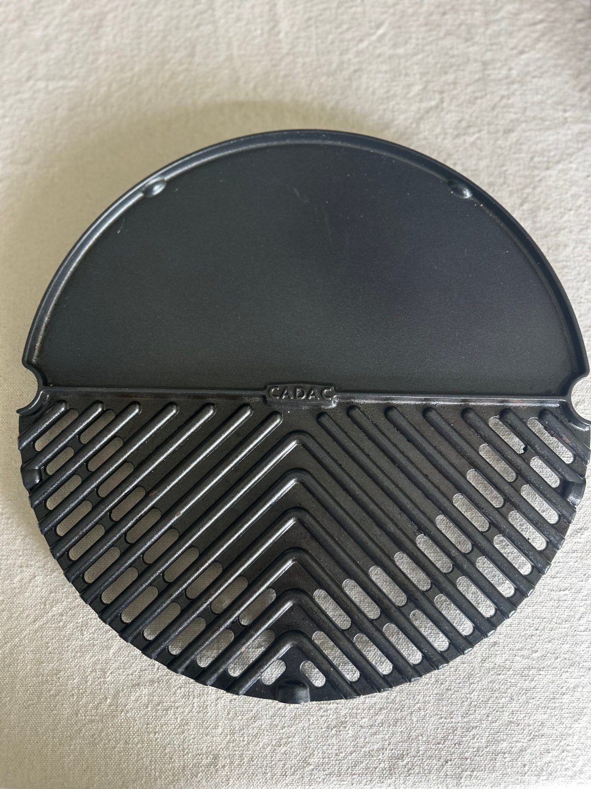 Bak en grilplaat cadac chef 40, Ophalen, Zo goed als nieuw