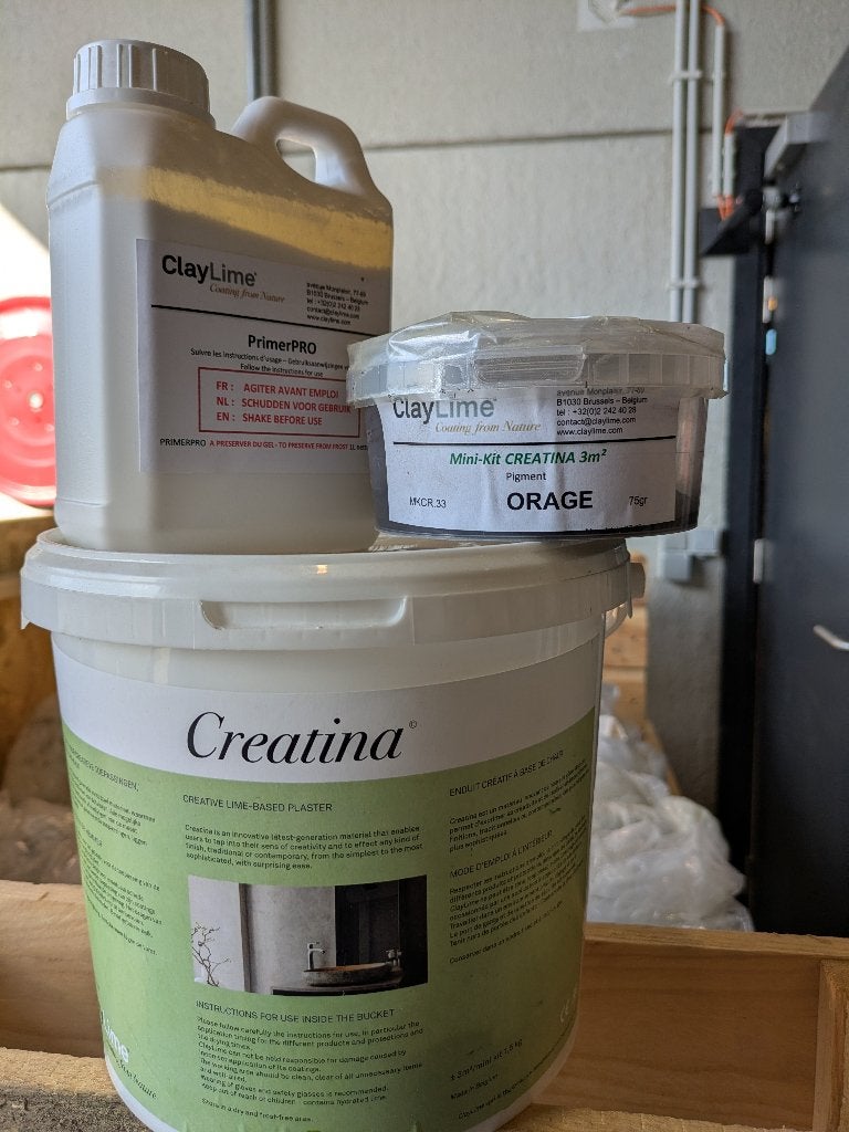 enduit décoratif Claylime Créatina pour 3m², Bricolage & Construction, Enlèvement ou Envoi, Neuf