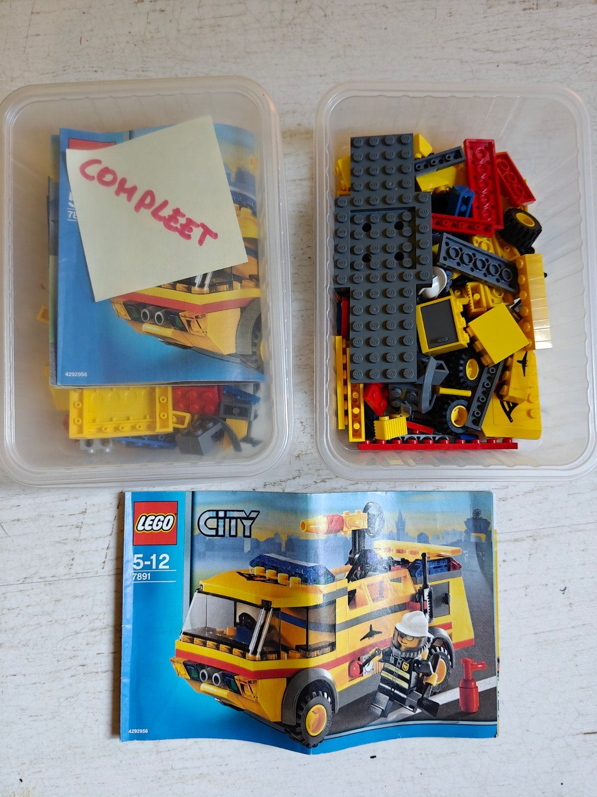 Lego City Vliegtuig Brandweerwagen 7891, Kinderen en Baby's, Speelgoed | Duplo en Lego, Ophalen
