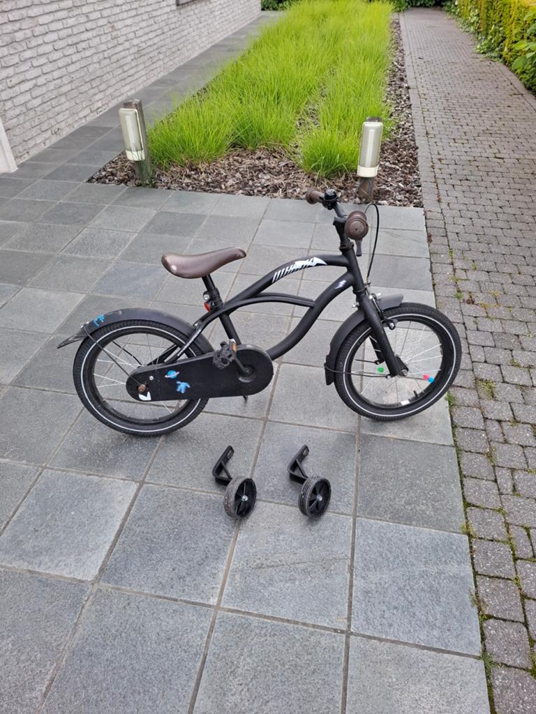 Kinderfiets, Fietsen en Brommers, Fietsen | Kinderfietsjes, Ophalen, Gebruikt, Terugtraprem, Minder dan 16 inch