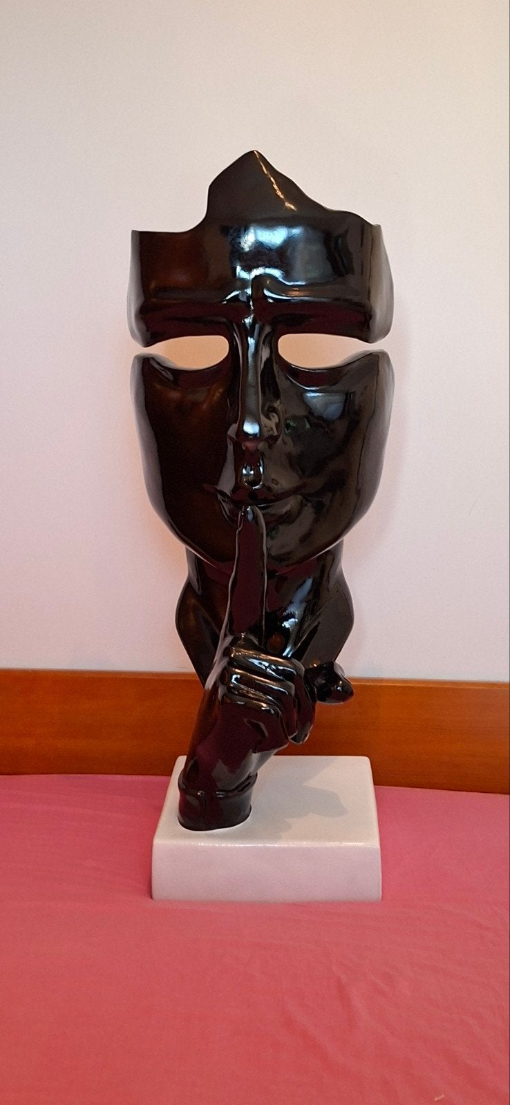 œuvre d'art moderne 105 cm de haut 48 cm de large très lourd, Enlèvement ou Envoi, Moderne, Statue