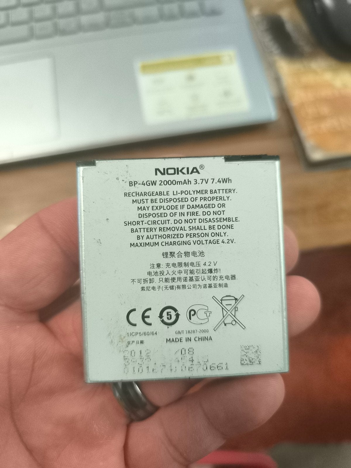 Nokia Lumia 920 batterij, Ophalen of Verzenden, Gebruikt, Nokia