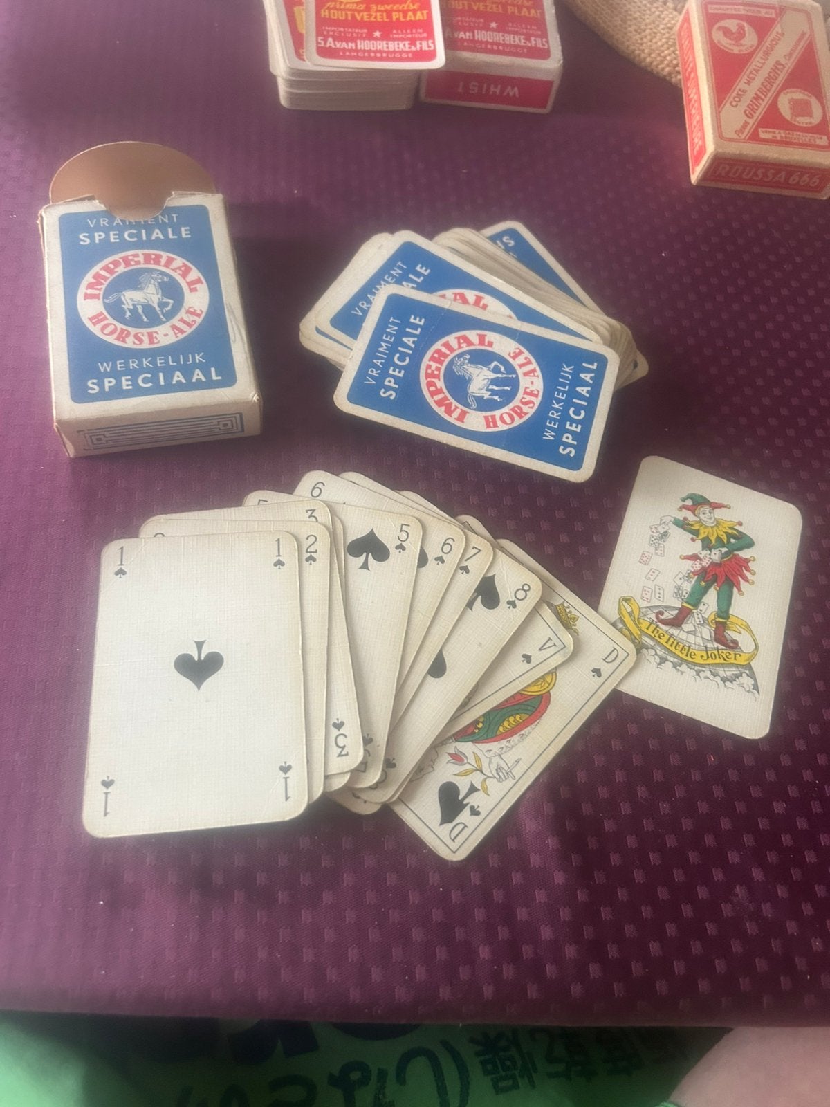 Speelkaarten imperial horse-ale, Ophalen, Zo goed als nieuw, Speelkaart(en)