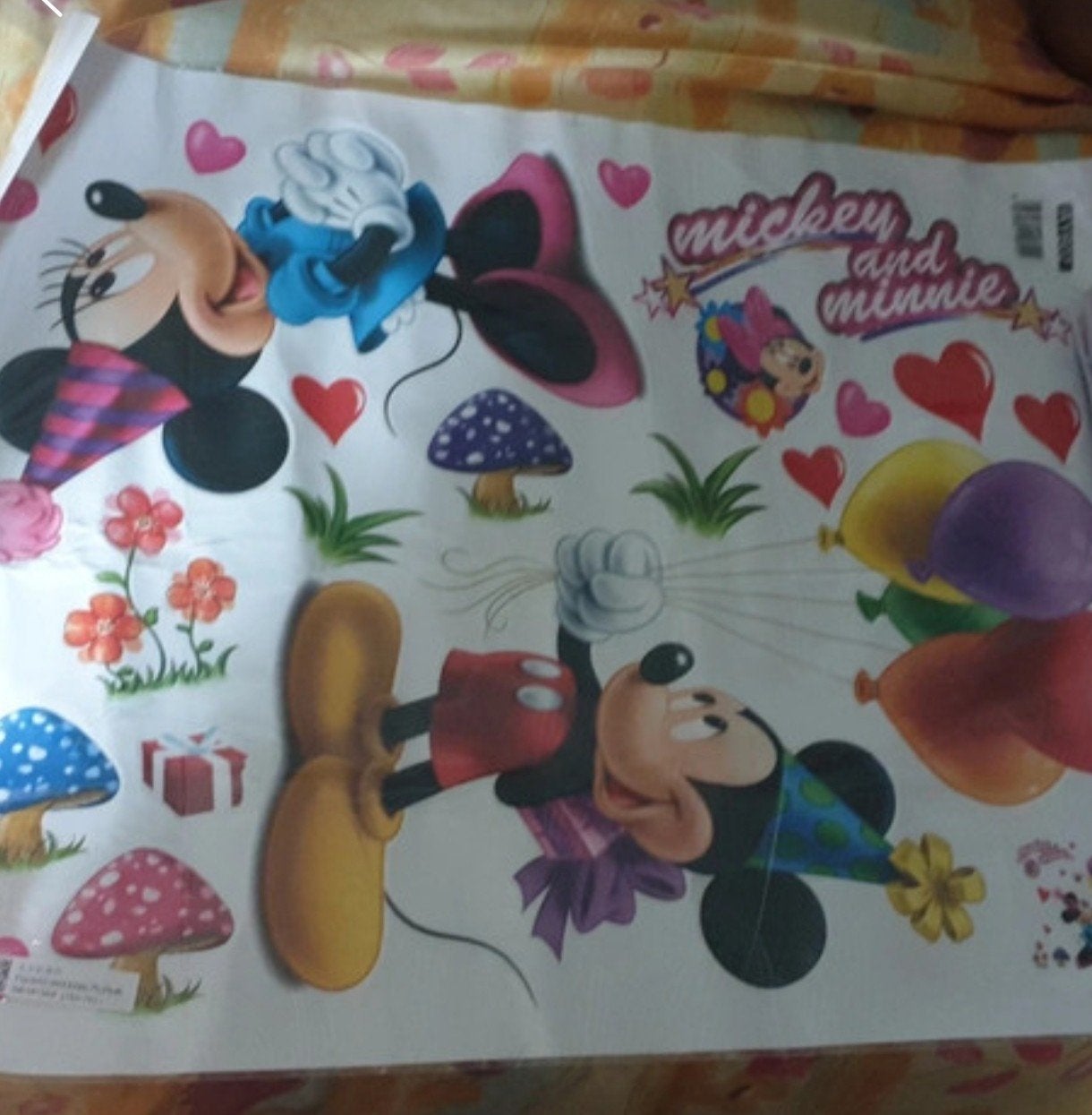 Muursticker Minnie, Ophalen of Verzenden