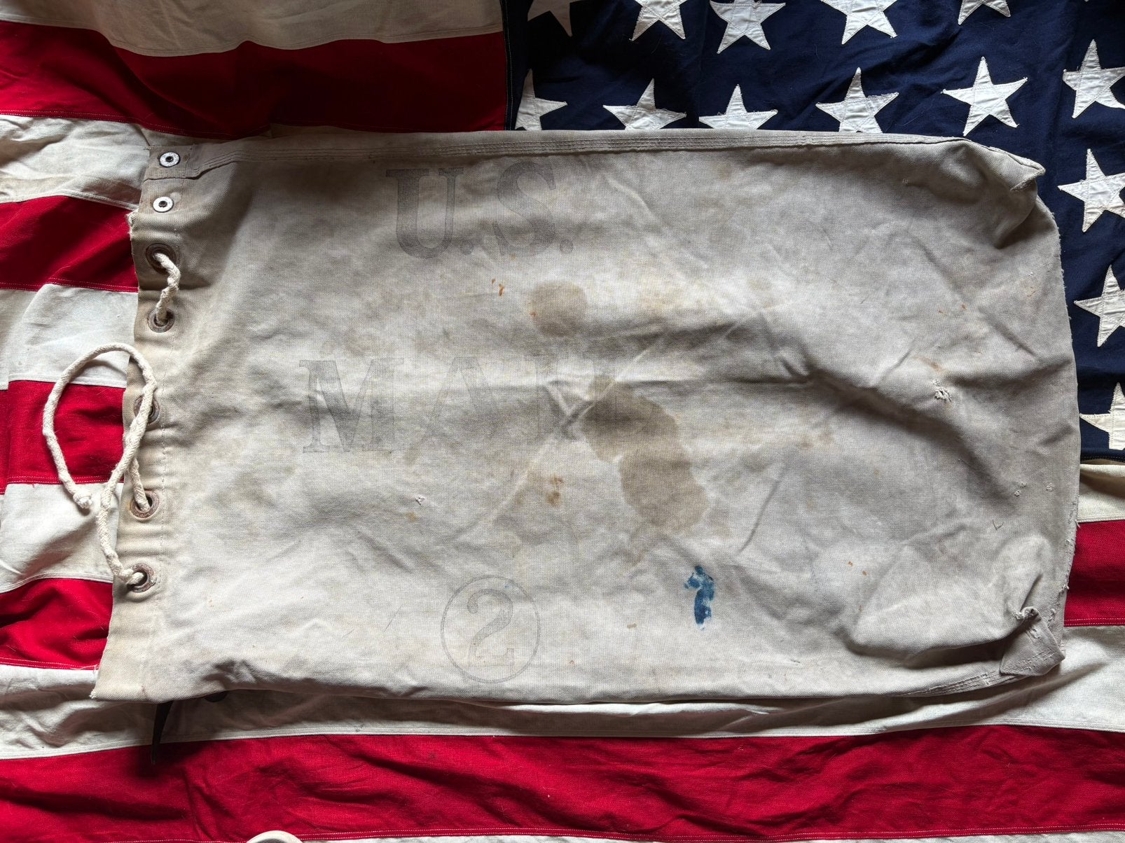 US WW2 mail bag, Verzamelen, Militaria | Tweede Wereldoorlog, Ophalen of Verzenden