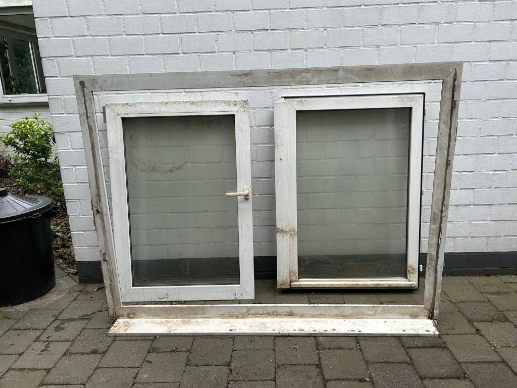 Raam, Doe-het-zelf en Bouw, Ophalen, Gevelraam of Ruit, Gebruikt, 160 cm of meer
