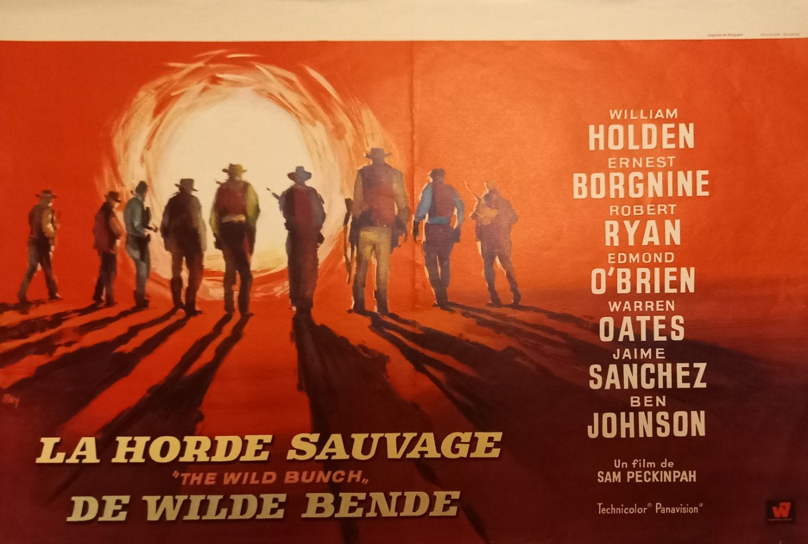 Affiche du film "La horde sauvage", Collections, Posters & Affiches, Enlèvement ou Envoi