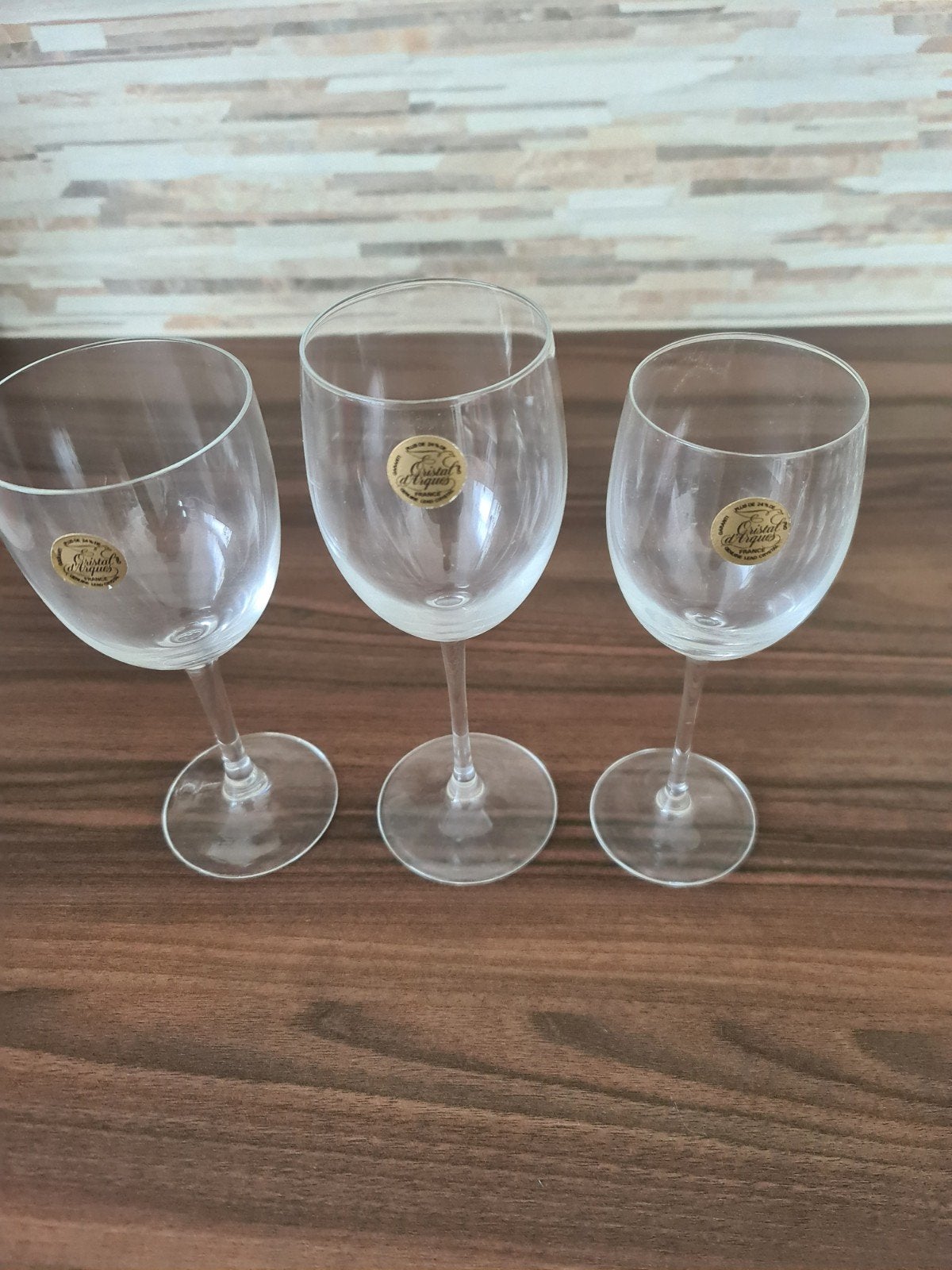 glasservies cristal d'arques, Ophalen