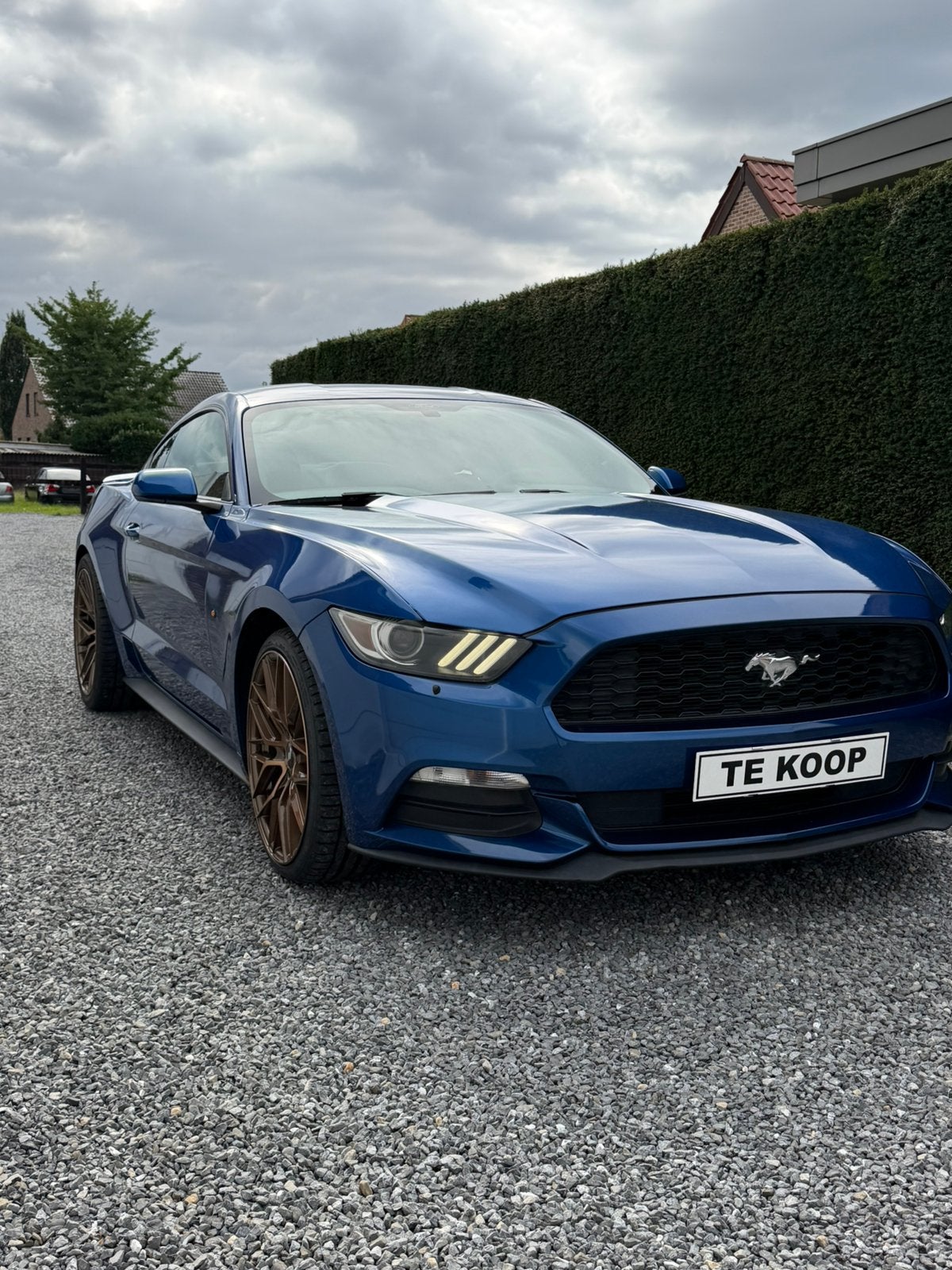 FORD MUSTANG 3.7 v6 - BTW WAGEN - TOPOCCASIE, Auto's, Automaat, 4 zetels, Blauw, Leder en Stof