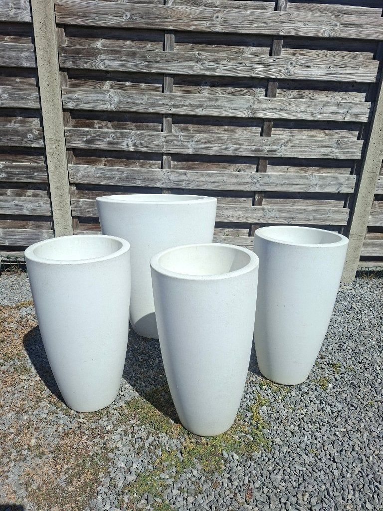 Bloempot, Jardin & Terrasse, Pots de fleurs, 40 à 70 cm, 25 à 40 cm, Rond, Synthétique