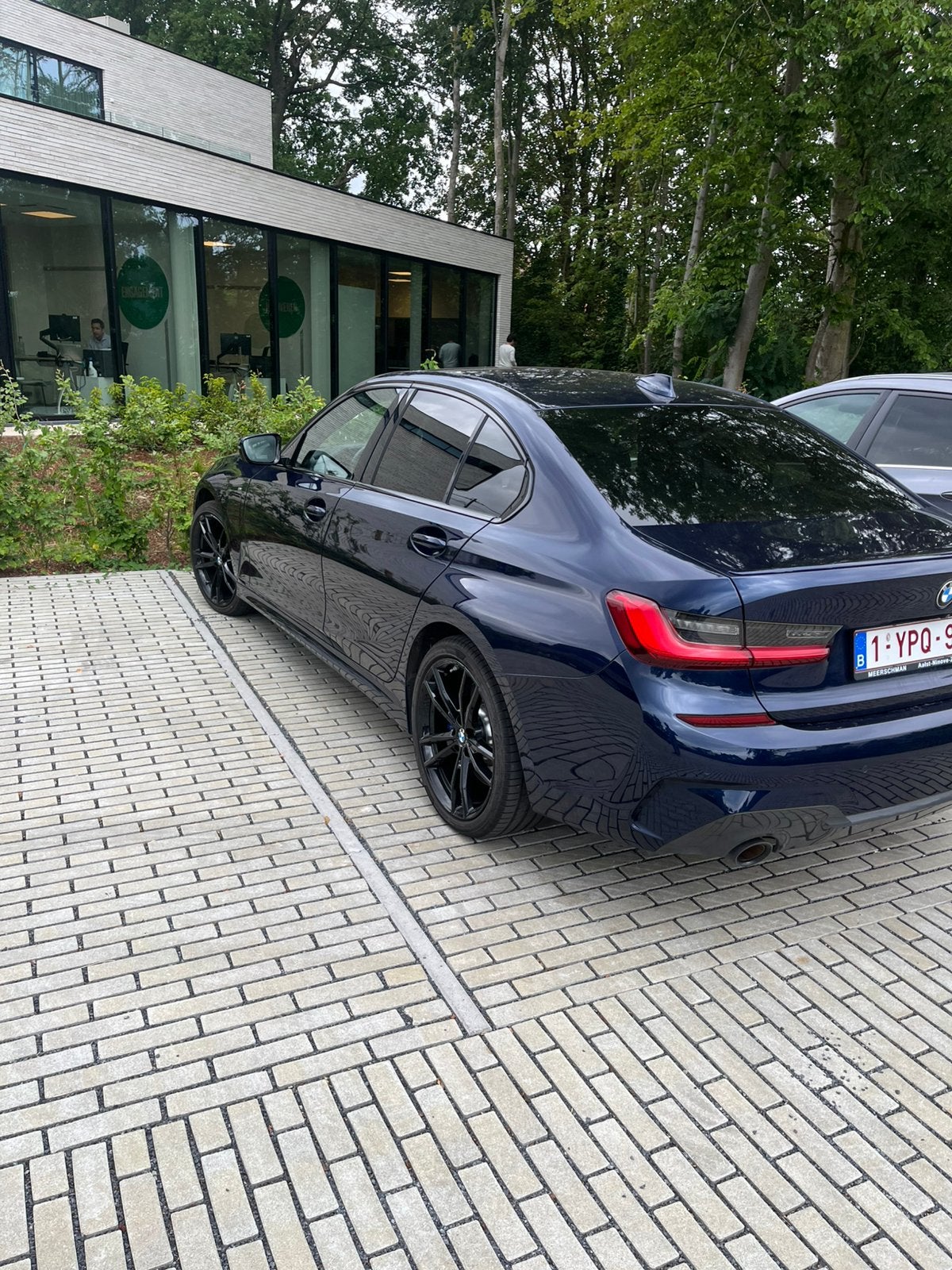 Bmw 330e Bedrijfswagen full option, Auto's, BMW, Automaat, 1998 cc, Blauw, Leder