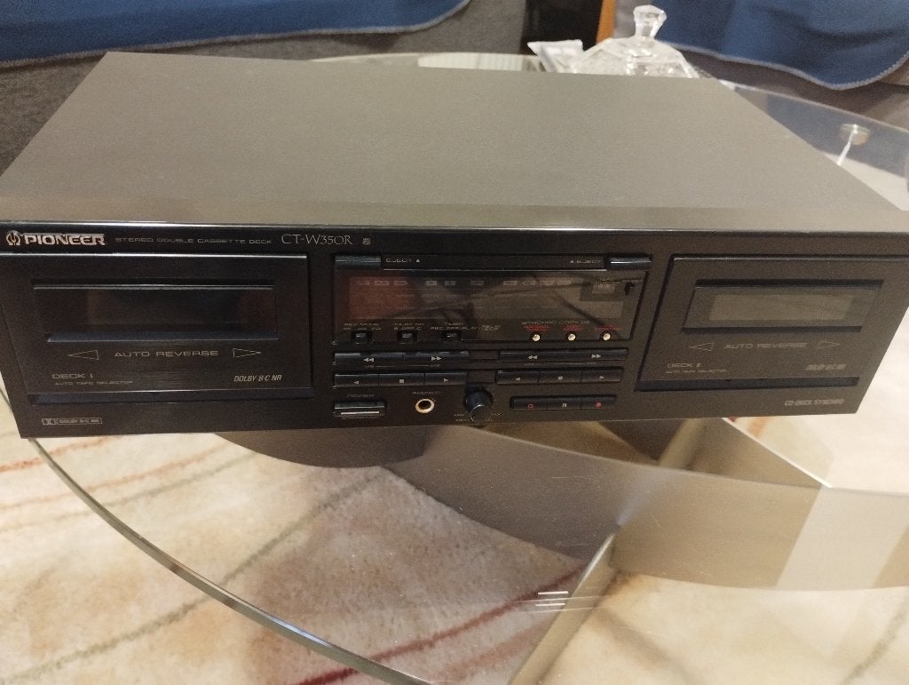 Pioneer CT-W 350R, TV, Hi-fi & Vidéo, Enlèvement, Double, Autres marques, Auto-reverse