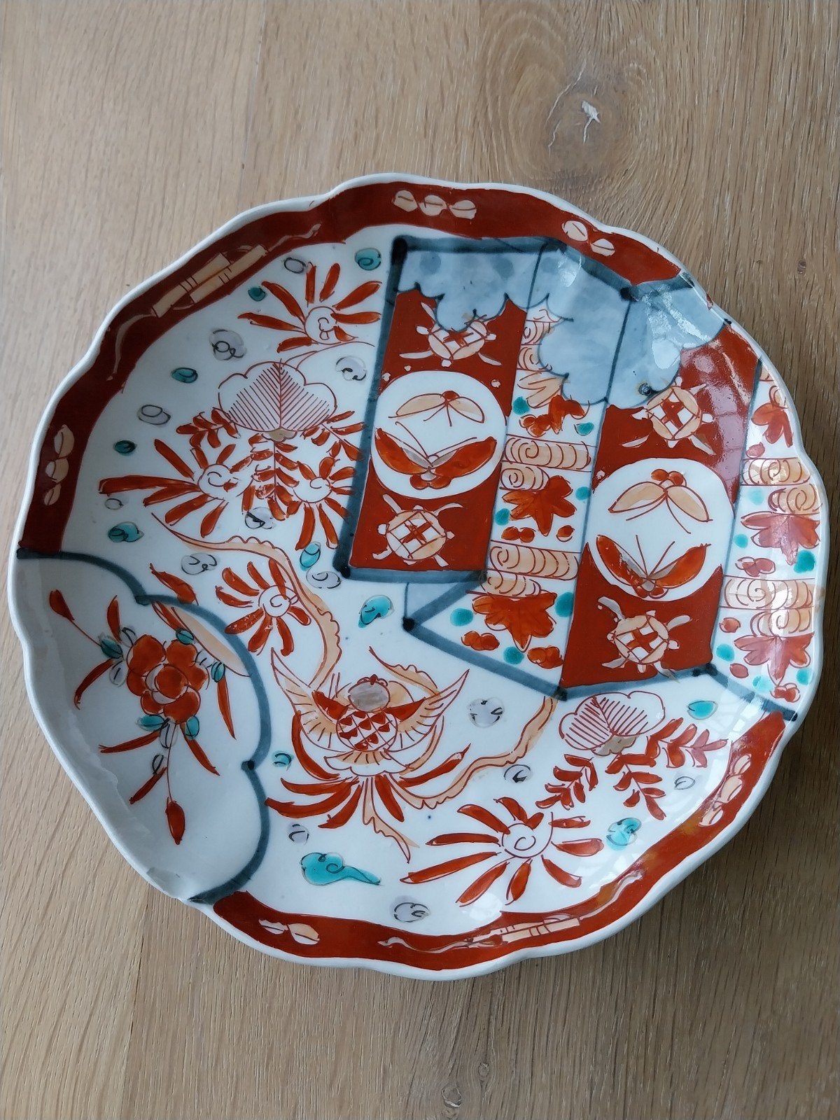 Imari bord, Ophalen