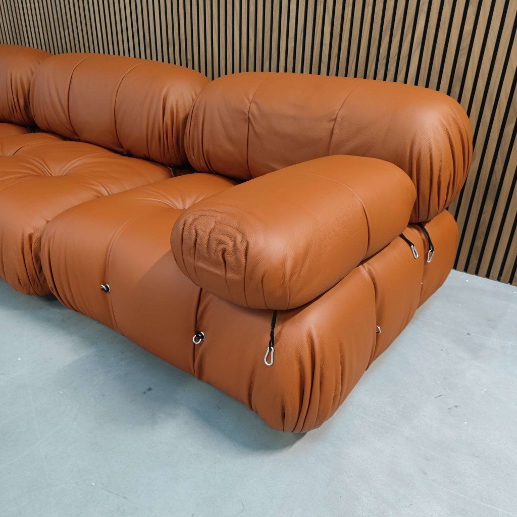 B&B Italia Camaleonda Elements Bank –  Brown leather, Enlèvement ou Envoi