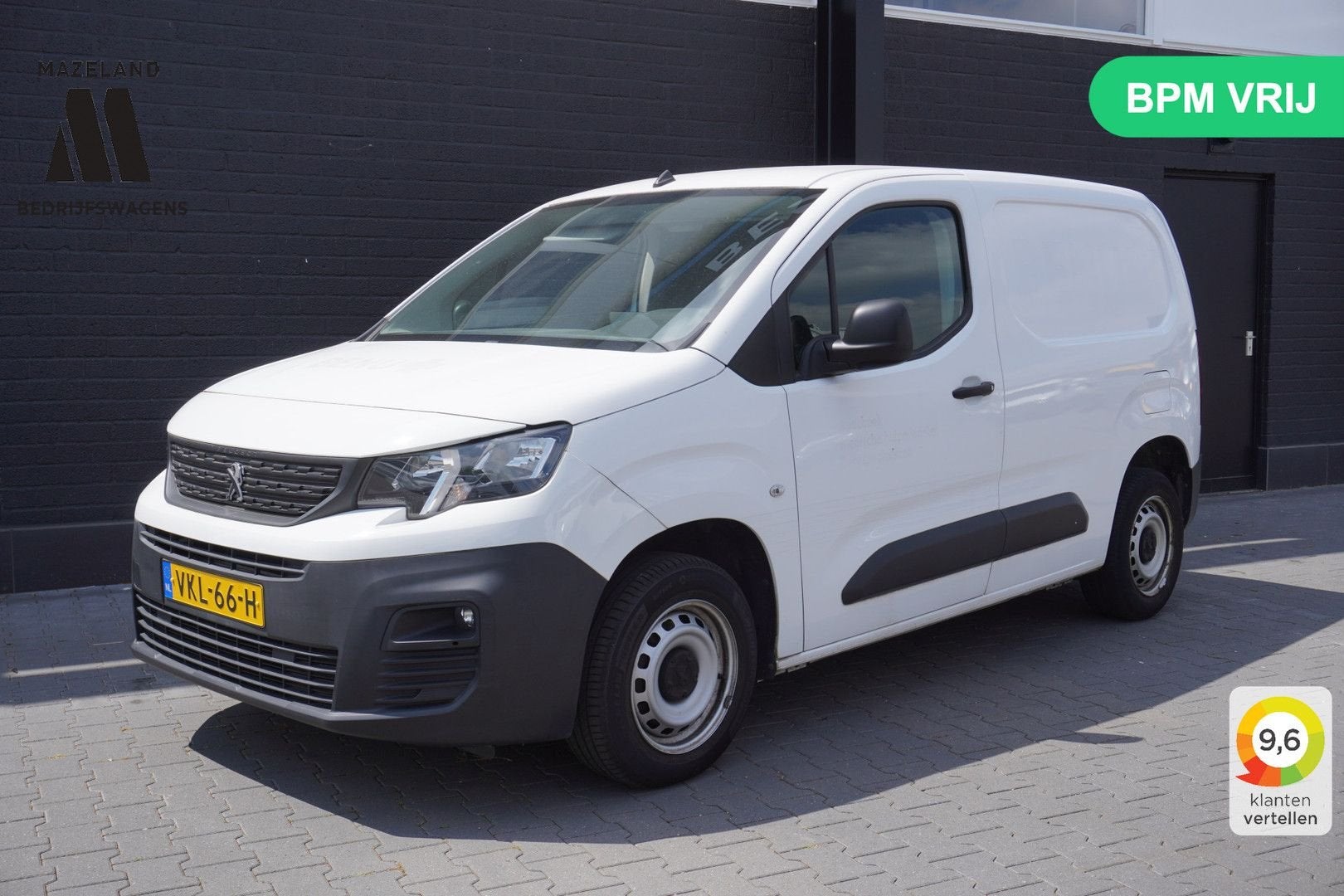 Peugeot Partner 1.2 PureTech 110PK Benzine! EURO 6 - Airco -, Achat, Entreprise, Electronic Stability Program (ESP), Blanc