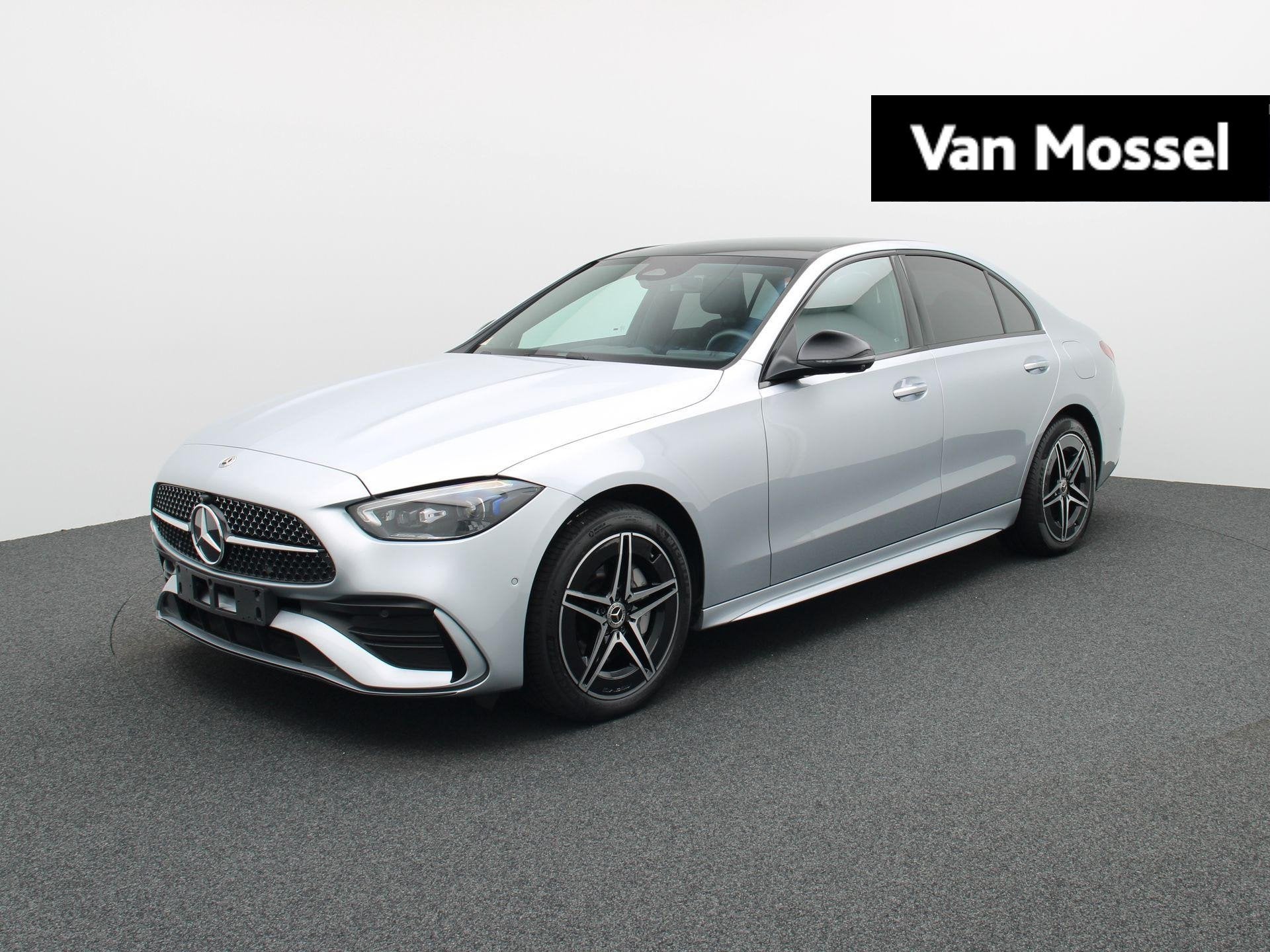 Mercedes-Benz C-Klasse 300 e AMG Line Berline + BURMESTER +, Autos, Argent ou Gris, Achat, 1800 kg, Entreprise