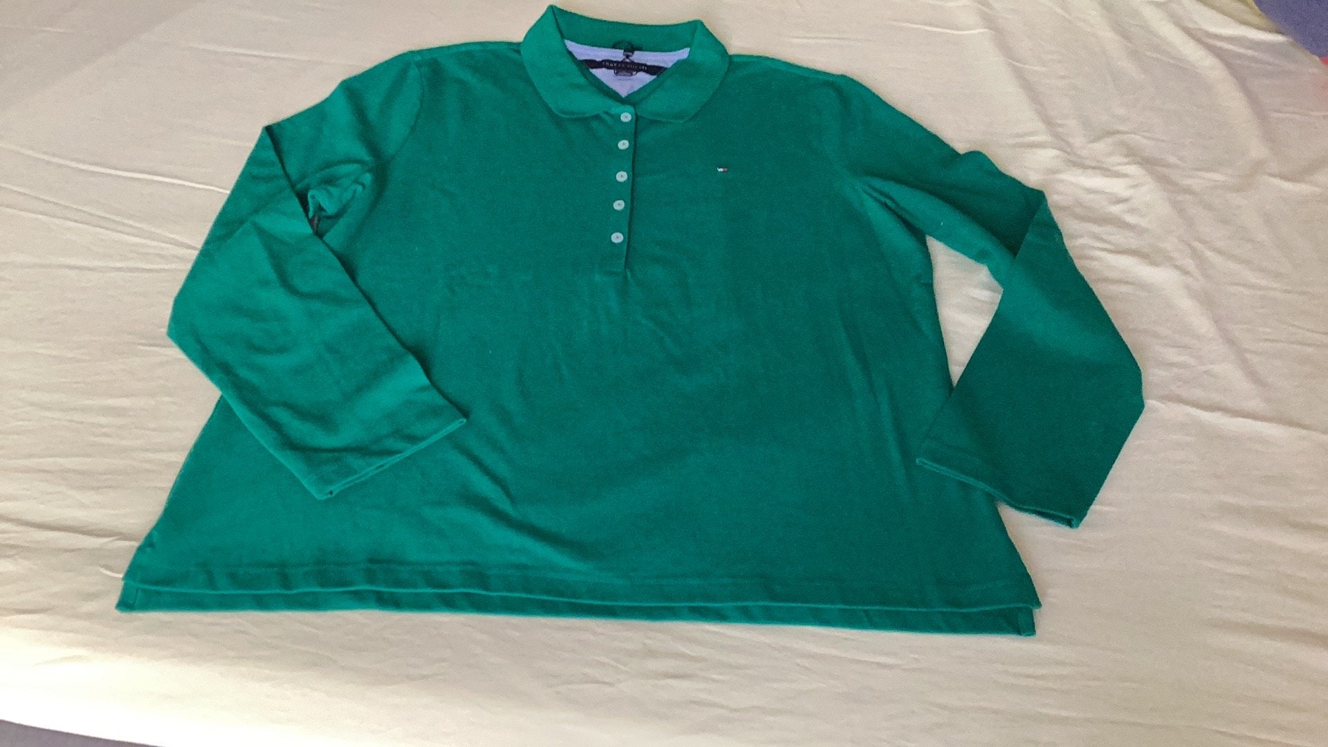 Polo lange mouw TOMMY HILFIGER.   Xl, Kleding | Dames, Ophalen, Zo goed als nieuw, Maat 46/48 (XL) of groter