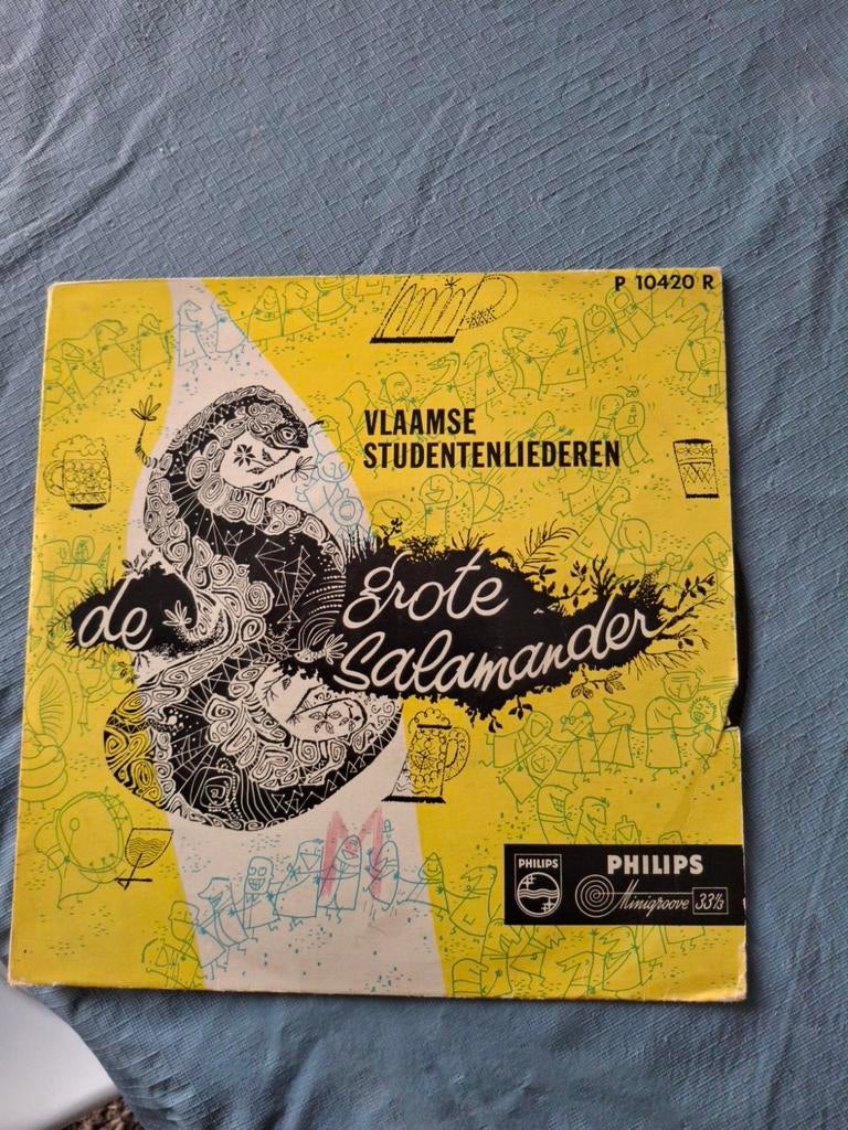 33 1/3 lp de grote salamander vlaamse studentenliederen, Cd's en Dvd's, Vinyl | Nederlandstalig, Ophalen of Verzenden