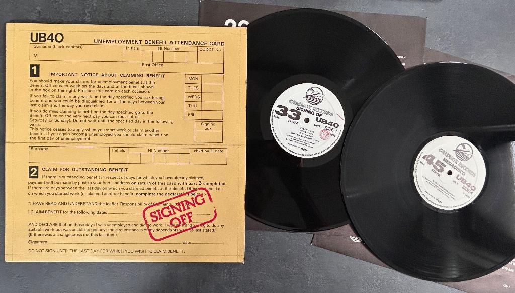 UB40 - Signing off ( 2LP; NMINT ), Verzenden, Overige genres, 1980 - 1989, Dubbel-LP