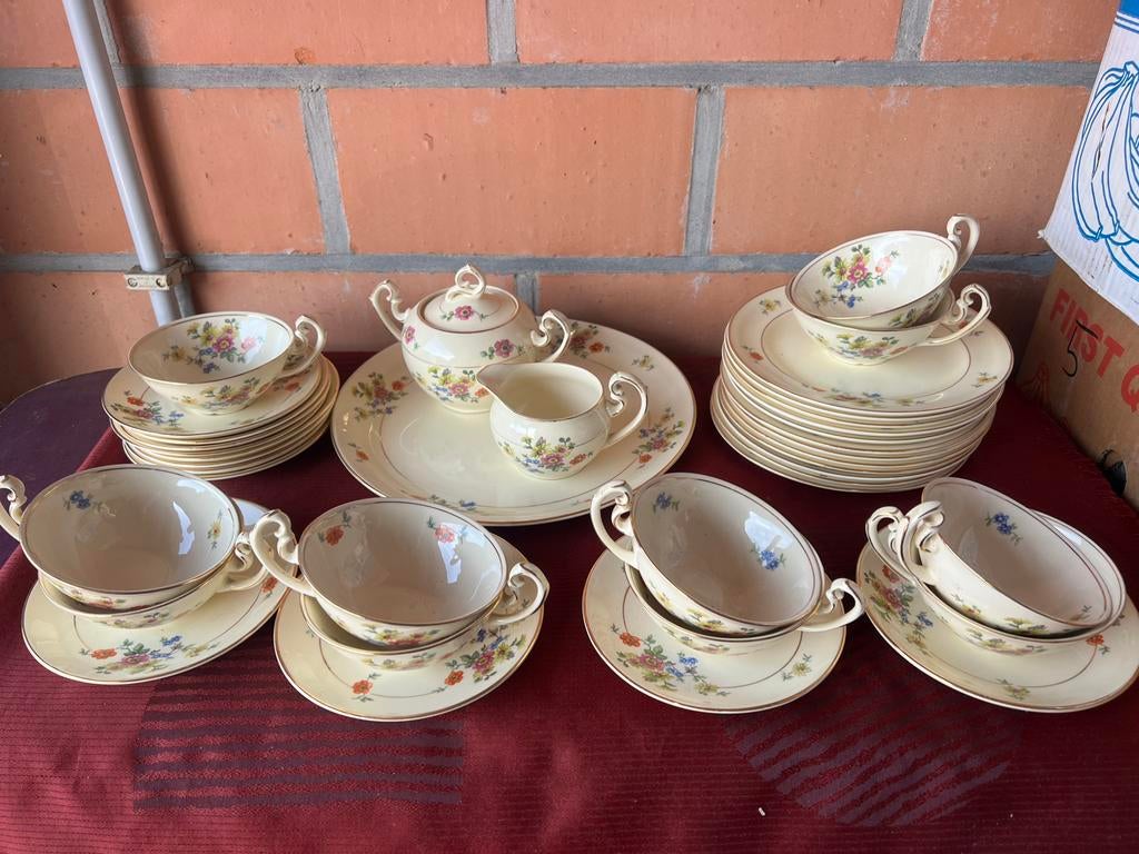 Servies gouda zuid holland, Antiek en Kunst, Ophalen of Verzenden