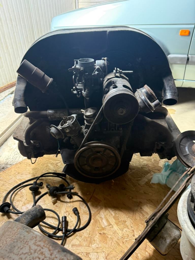 Vw kever motor voor onderdelen of opmaak, Ophalen