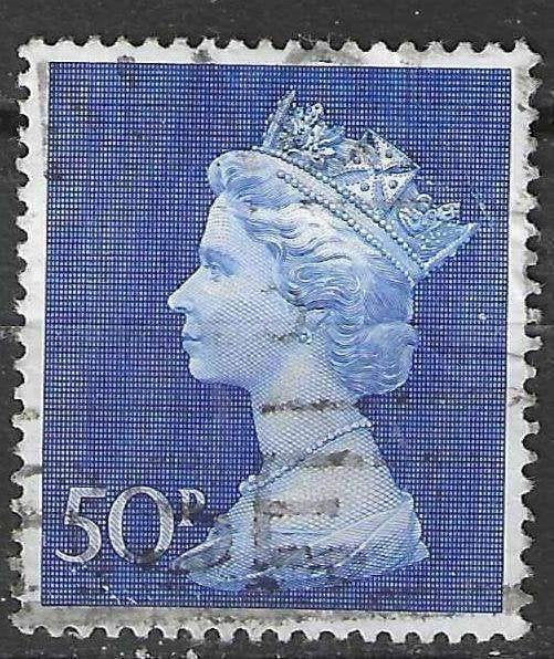 Grande-Bretagne 1970-1980 - Yvert 620 - Elisabeth II (ST), Timbres & Monnaies, Envoi, Affranchi
