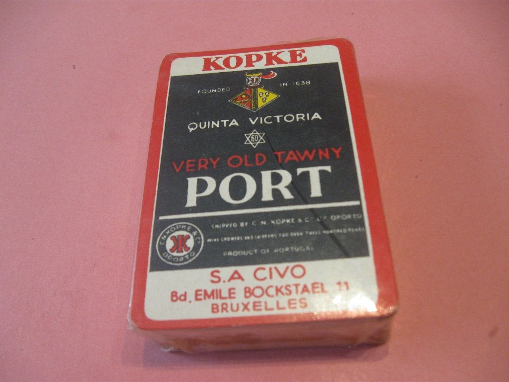 Oud kaartspel - speelkaarten Porto Kopke , S.A. Civo, Verzamelen, Ophalen of Verzenden, Zo goed als nieuw, Speelkaart(en)