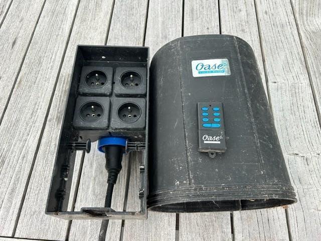 4 stopcontacten voor de tuin,  2 met afstandsbediening, Ophalen, Gebruikt