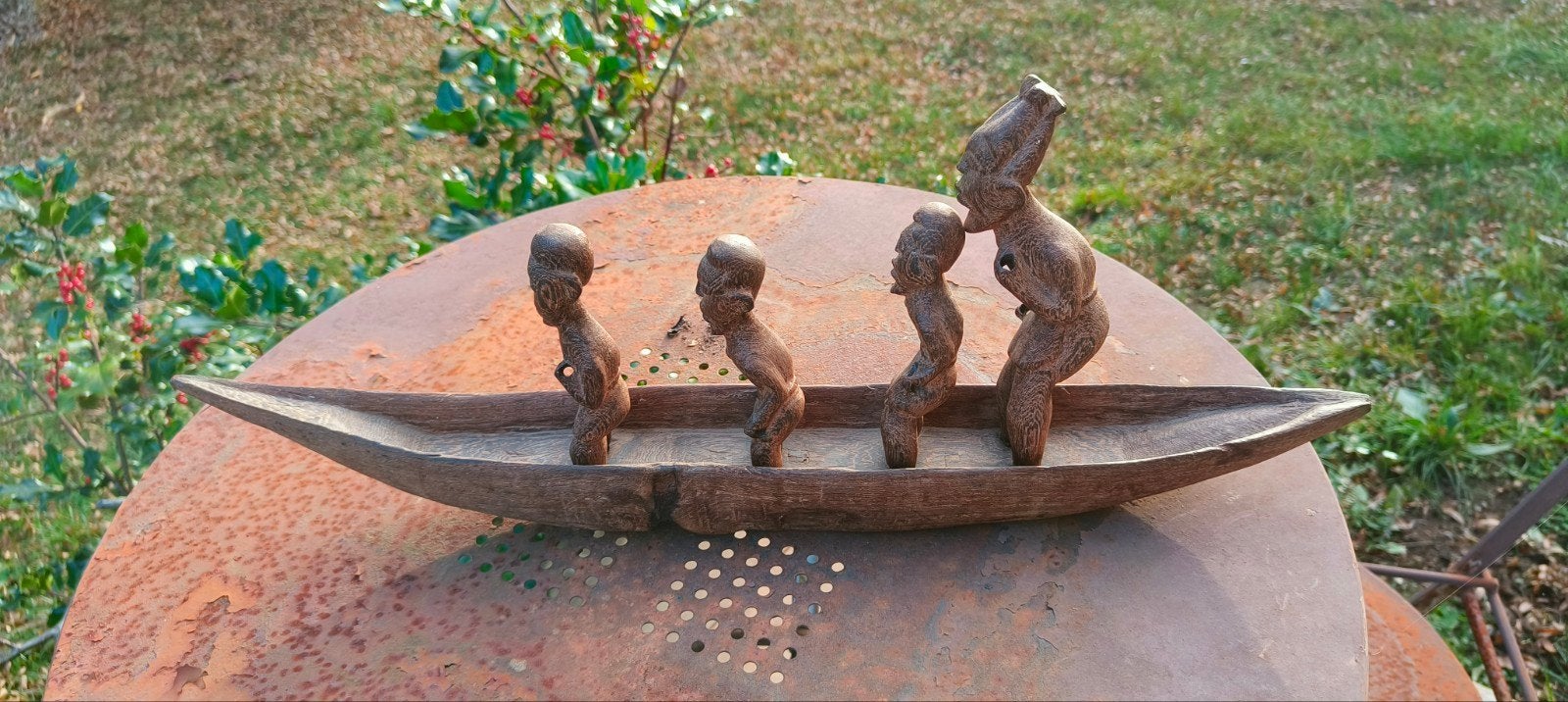 sculpture africaine en bois, Antiquités & Art, Enlèvement ou Envoi
