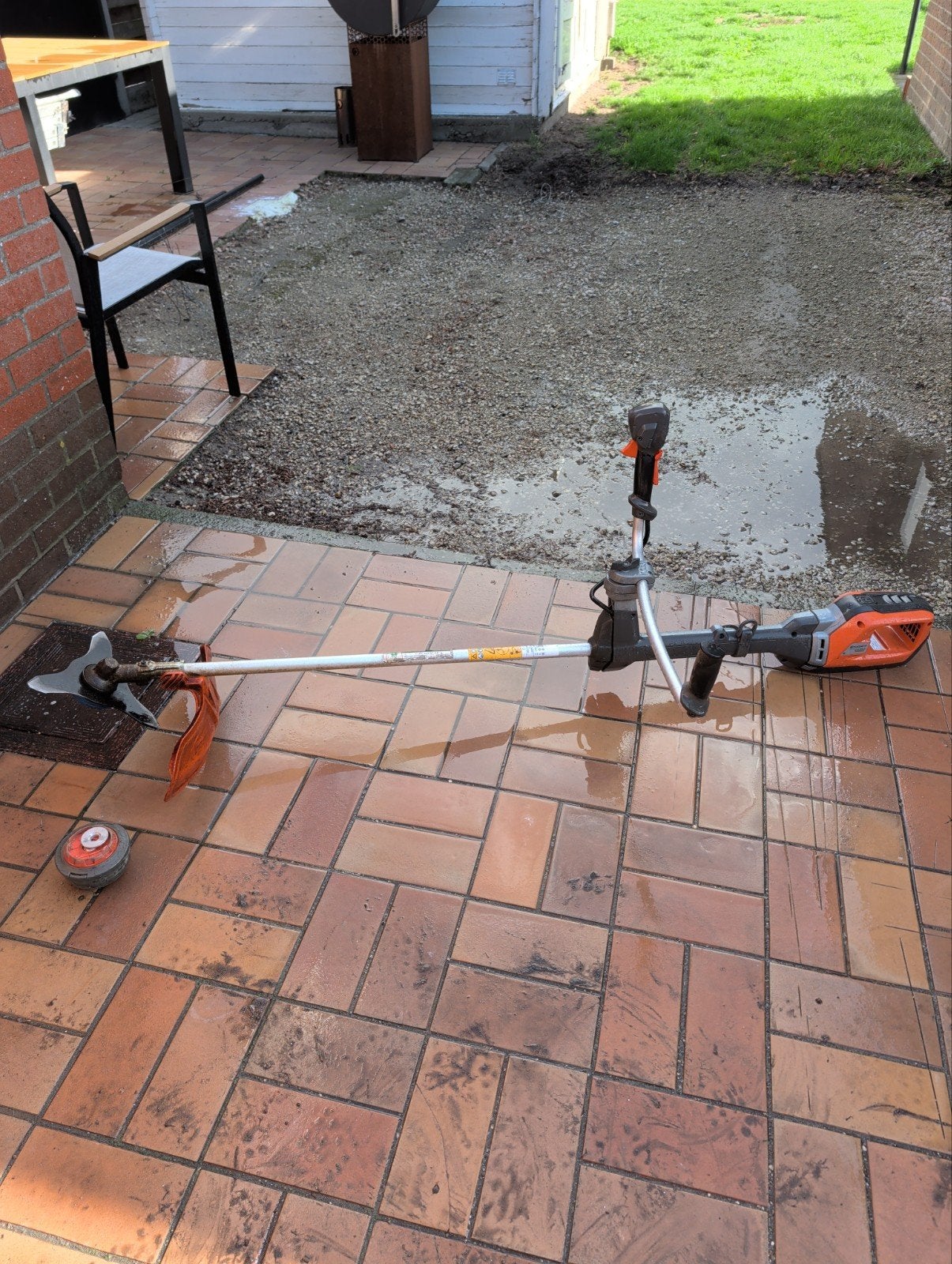 professionele bosmaaier, Tuin en Terras, Ophalen, Accu, Zo goed als nieuw, 30 tot 50 cm