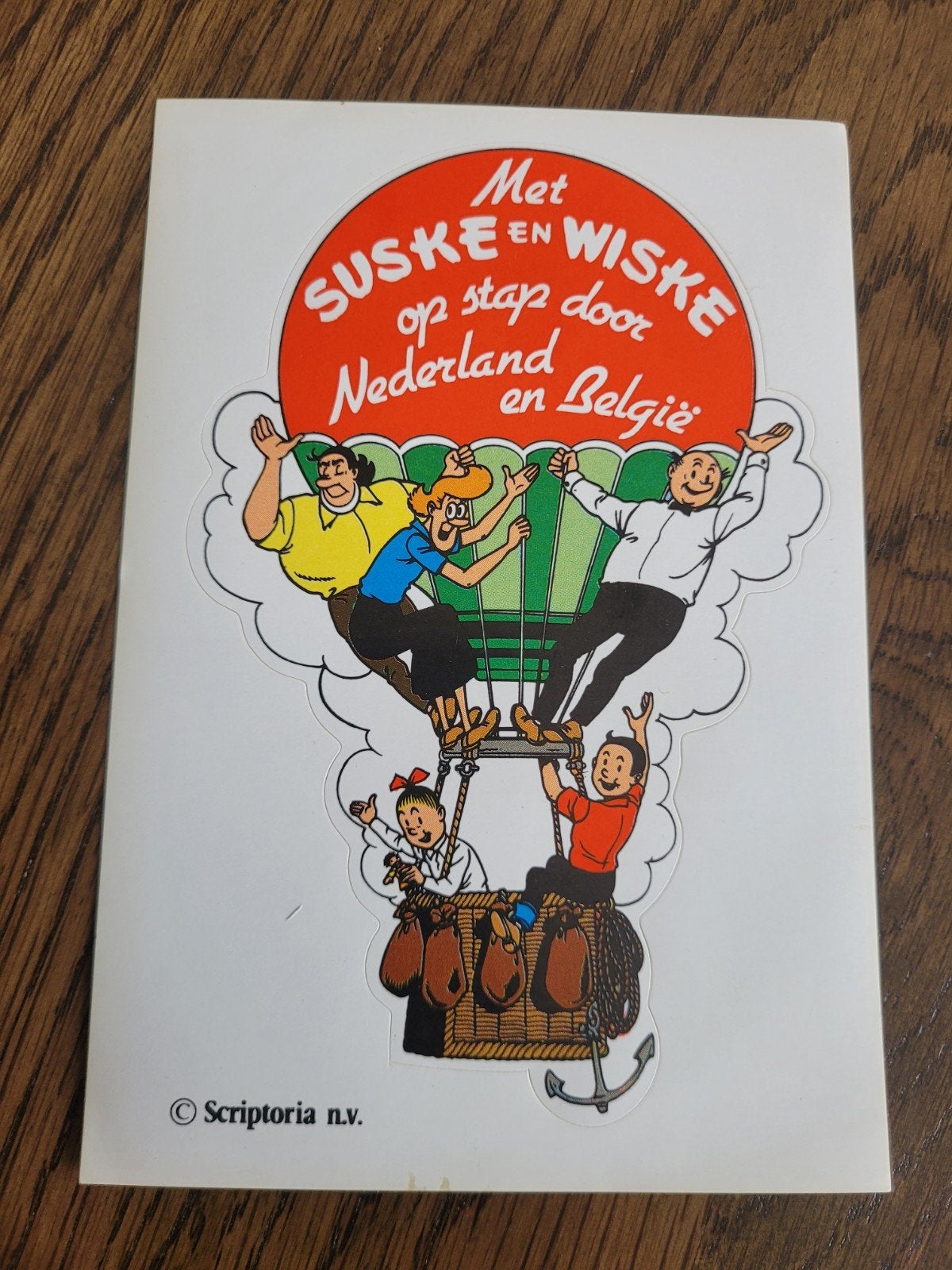 oude sticker suske en wiske, Ophalen of Verzenden