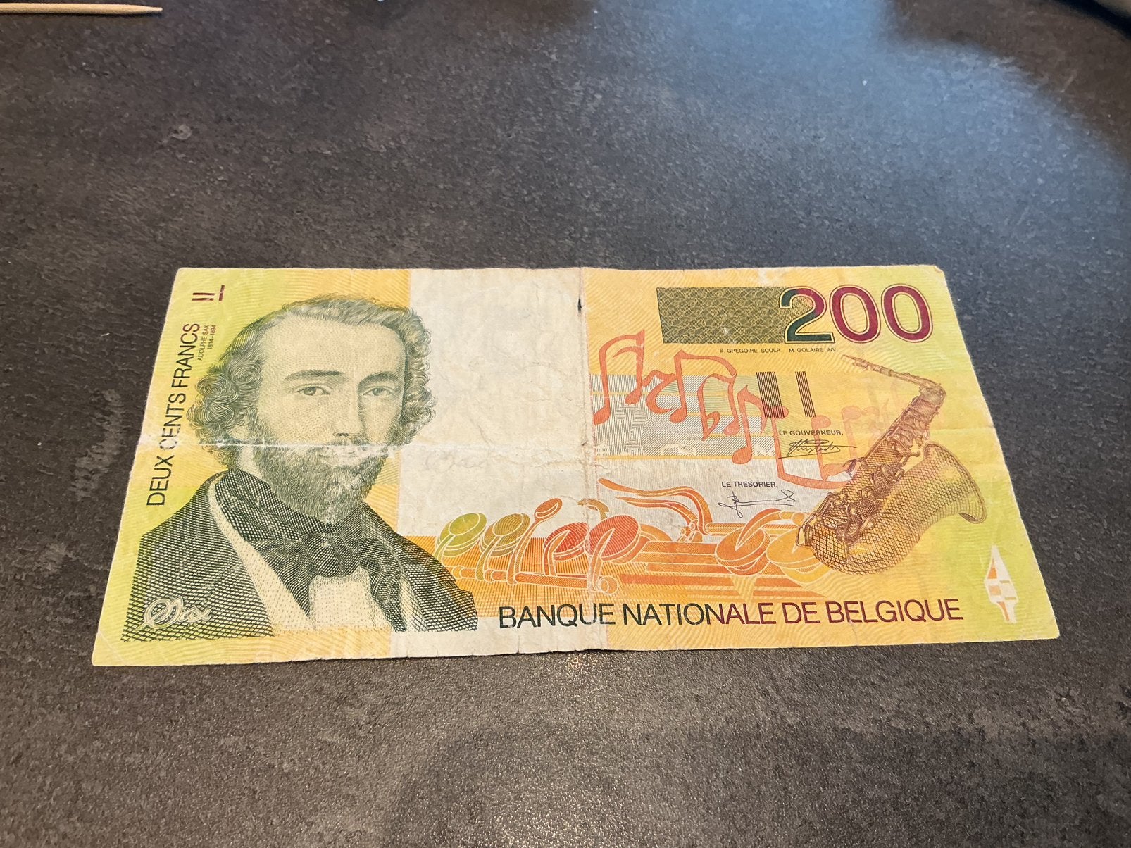 België 200 Frank type Sax, Postzegels en Munten, Ophalen of Verzenden