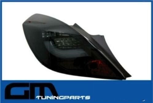 LED achterlichten opel corsa d 3 deurs zwart lightbar design, Neuf, -, Opel, -