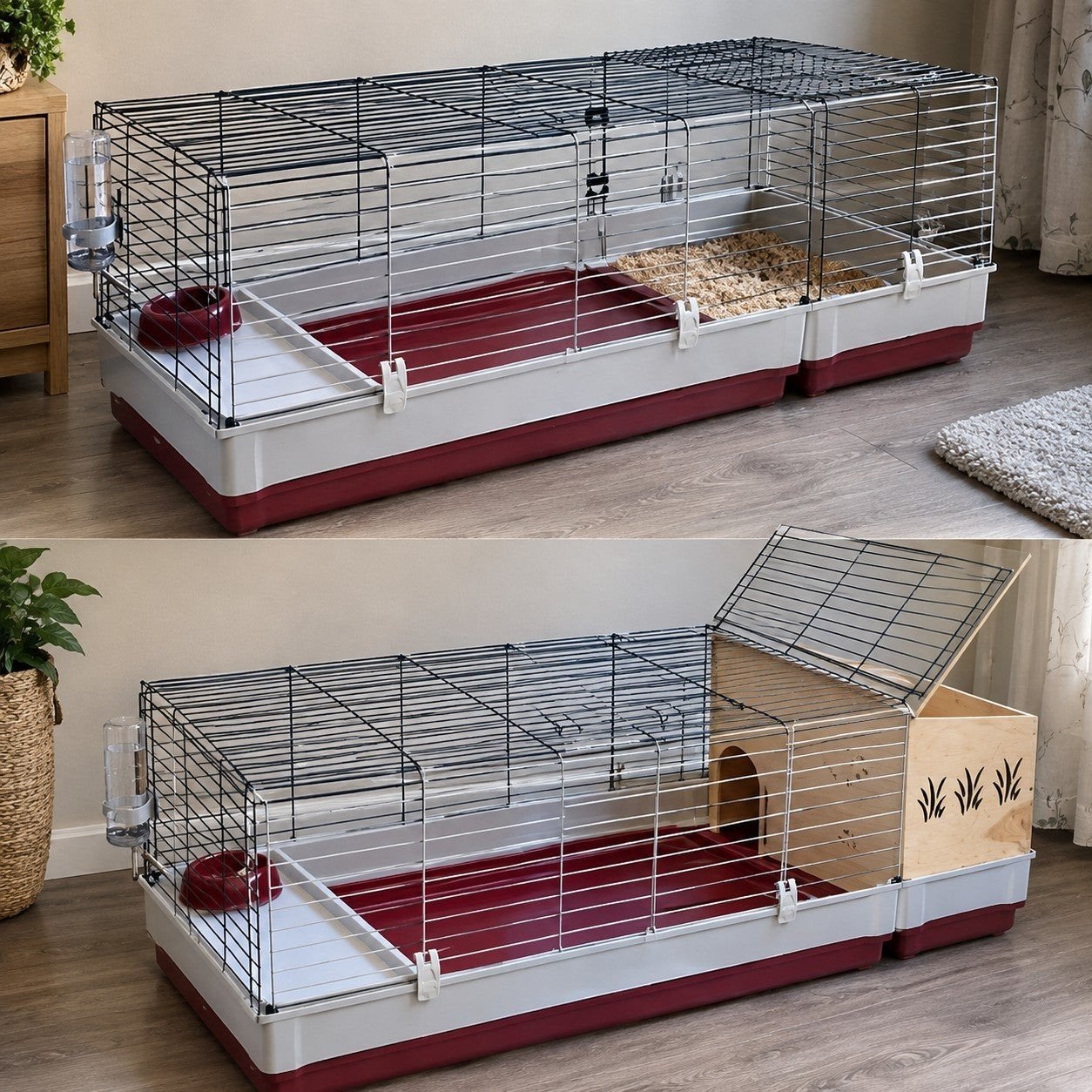 deze kooi is beschikbaar zonder het huisje, Dieren en Toebehoren, Ophalen of Verzenden, Kooi