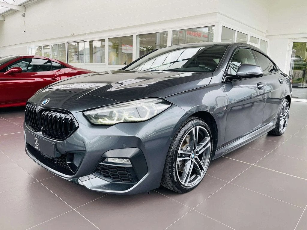 BMW 2 Serie 216 dA GC * GARANTIE + PACK M + LED + GPS + CUIR, Cuir, Argent ou Gris, Noir, 99 g/km