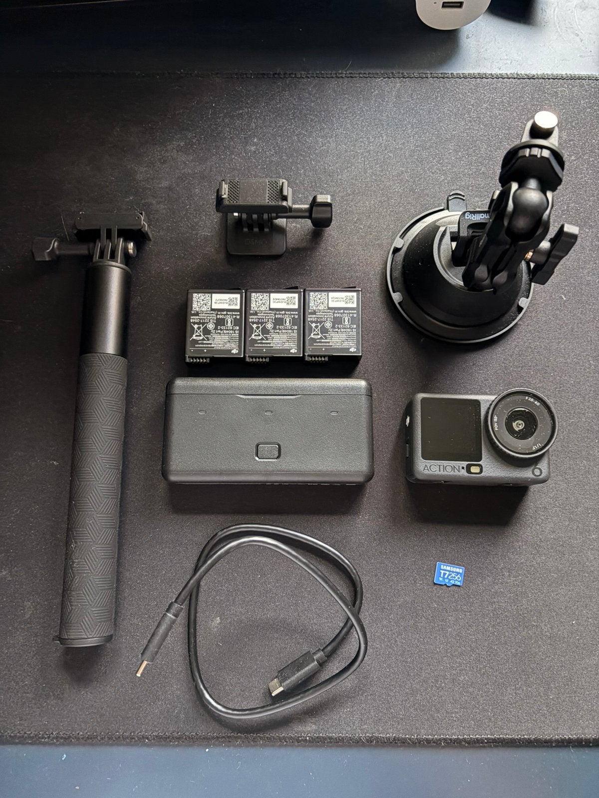 DJI Osmo Action 6 Adventure Combo – 256GB microSD+zuignap, Enlèvement, Comme neuf