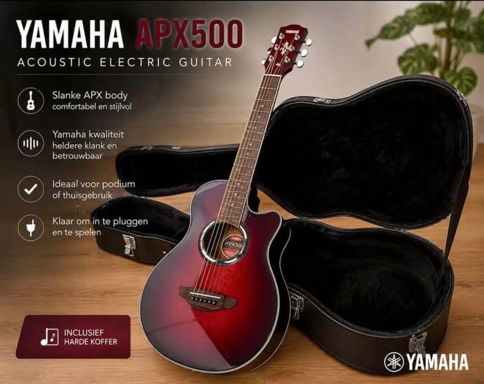 Yamaha APX500 elektro-akoestische gitaar, Ophalen, Zo goed als nieuw
