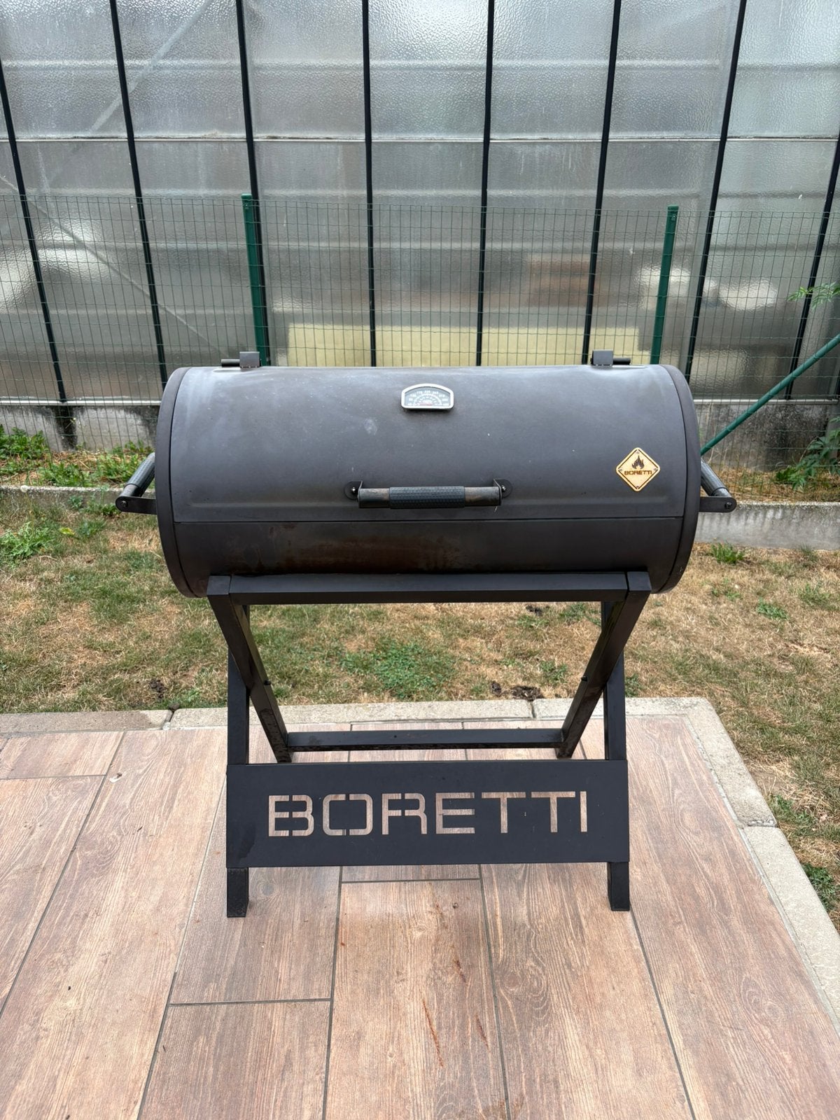 Boretti Barilo 2.0 BBQ + hoes, Ophalen, Gebruikt, Met accessoires