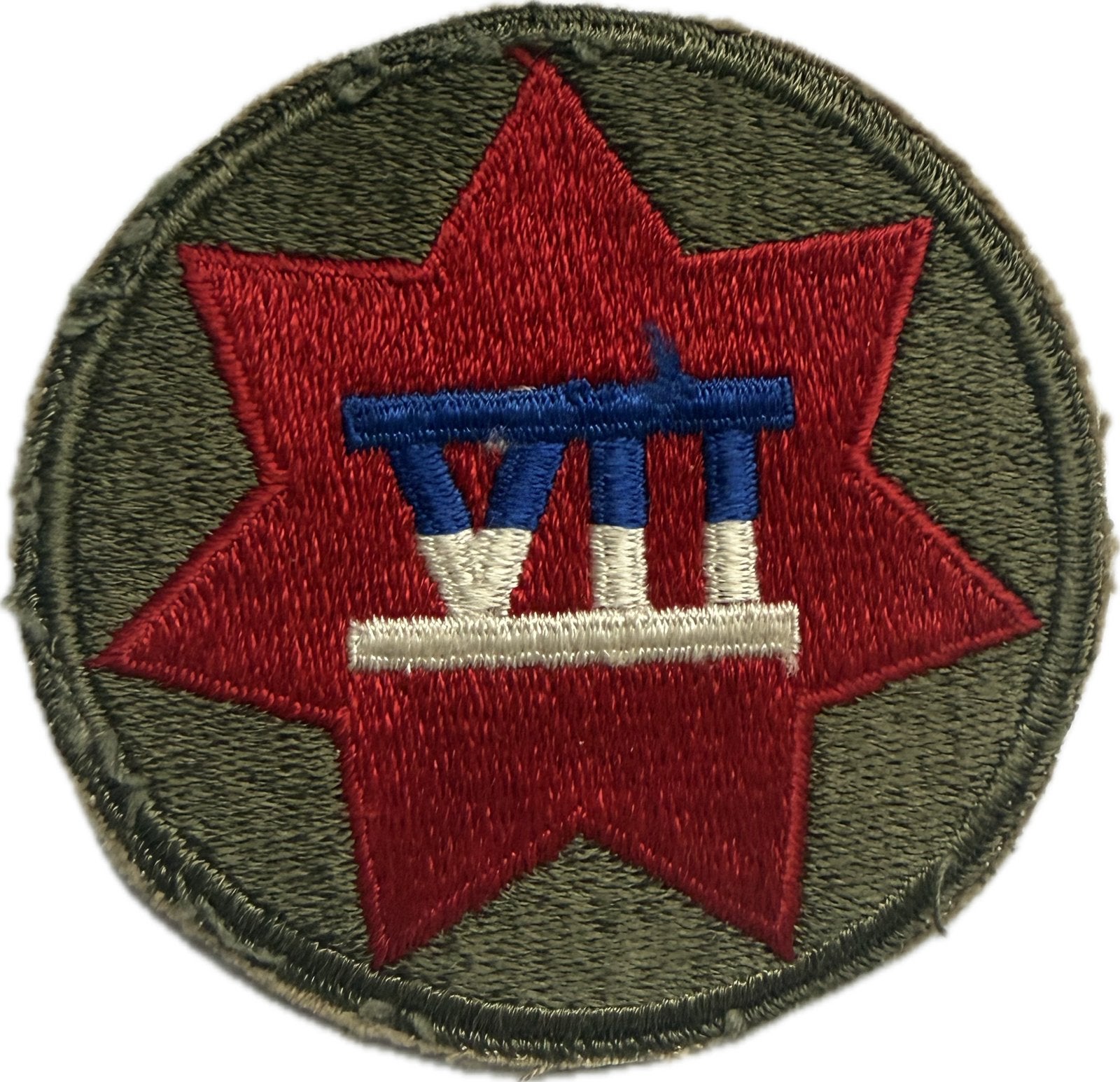 Patch US ww2 VIIth Corps Ardennes Normandy, Collections, Envoi