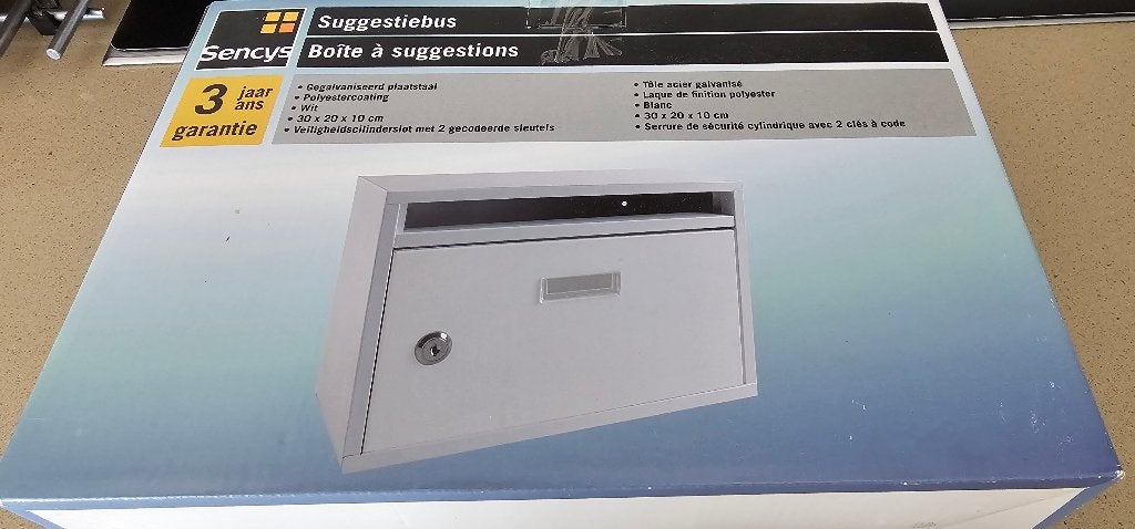 Brievenbus, Tuin en Terras, Brievenbussen, Ophalen, Nieuw, Overige materialen, Wandbrievenbus
