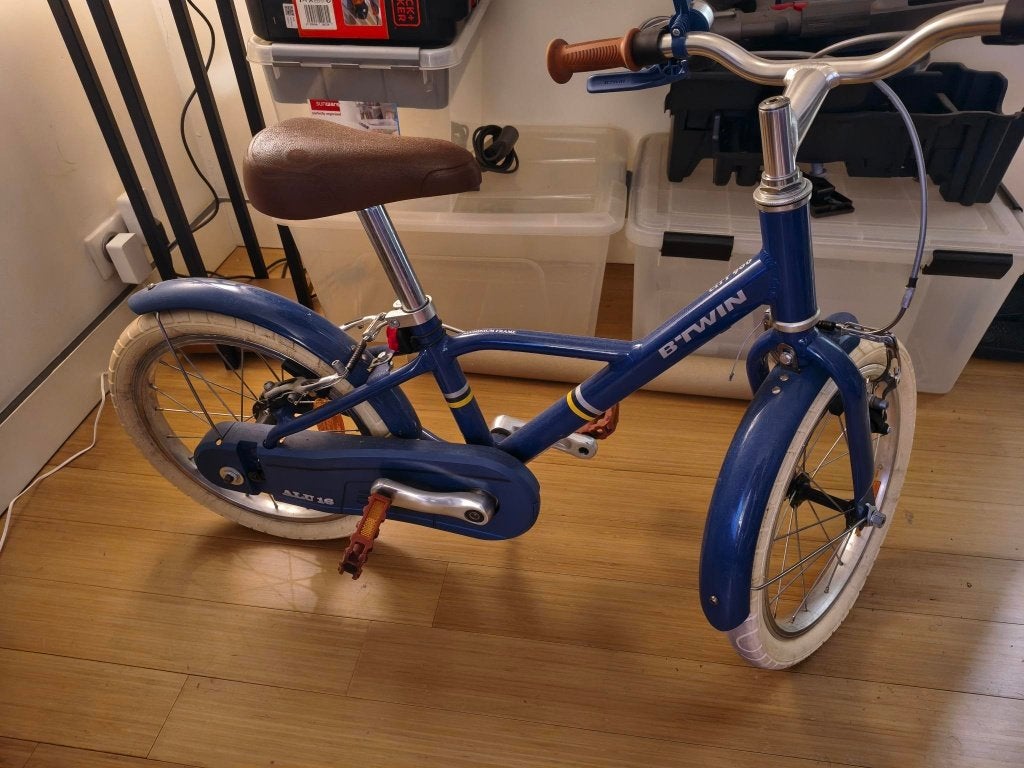 VELO 16 POUCES 4-6 ANS 900 ALU CITY BLEU, Vélos & Vélomoteurs, Vélos | Vélos pour enfant, Enlèvement, Utilisé, Moins de 16 pouces