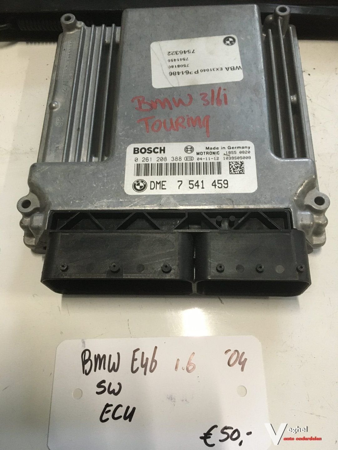 Bmw E46 1.6 sw 2004  ECU Motormanagement, Gebruikt, -, -, Ophalen of Verzenden